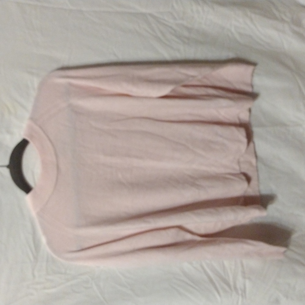 2 For $8 Sale White stag, Casual And Chic  zipper back soft long sleeve sweater